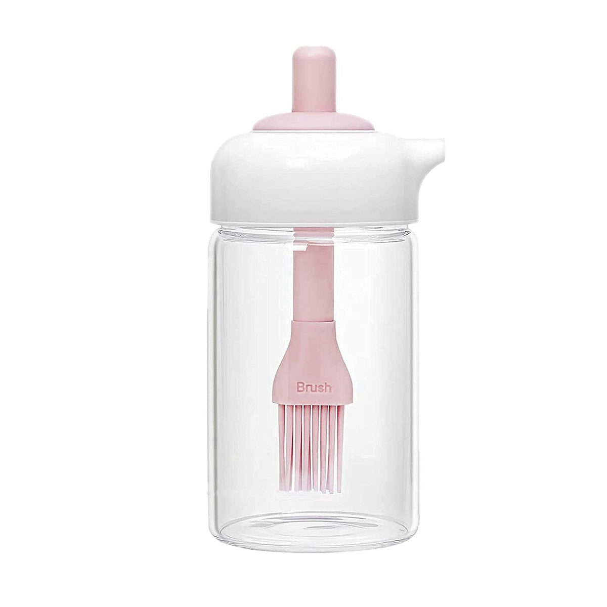 Multi-functional 2-in-1 oil dispenser and brush set, ideal for various culinary tasks.