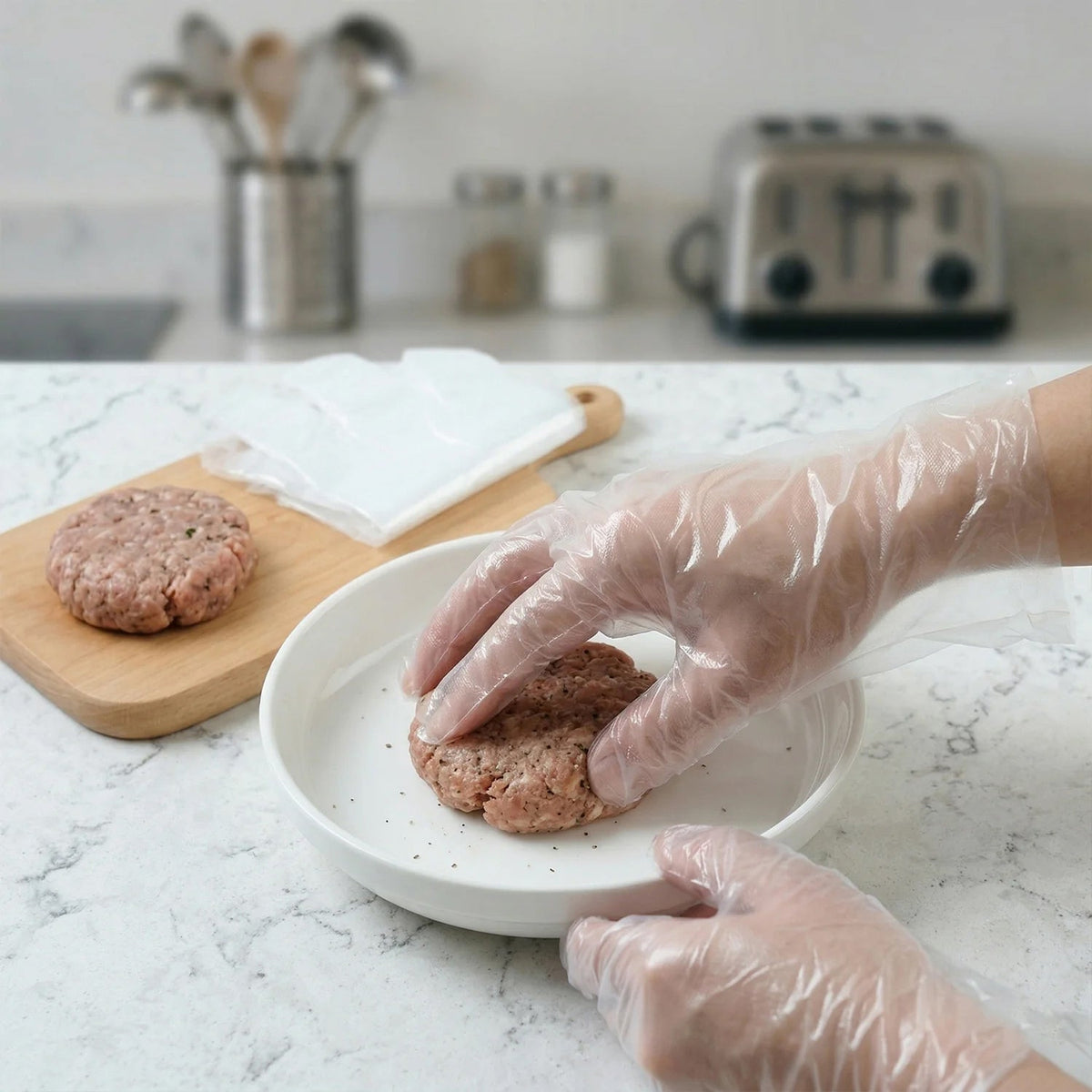 Disposable gloves for hygiene and safety during cleaning and food handling